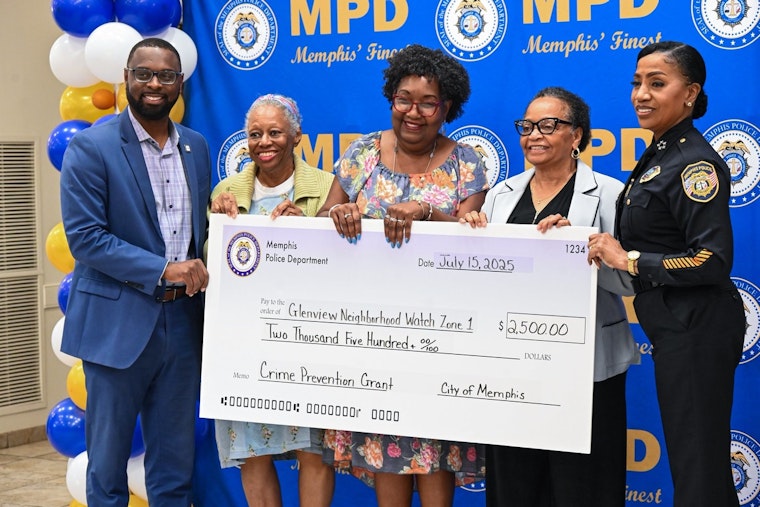 Memphis Police Department Awards Over $54,000 in Grants to Local Organizations for Crime Prevention Initiatives