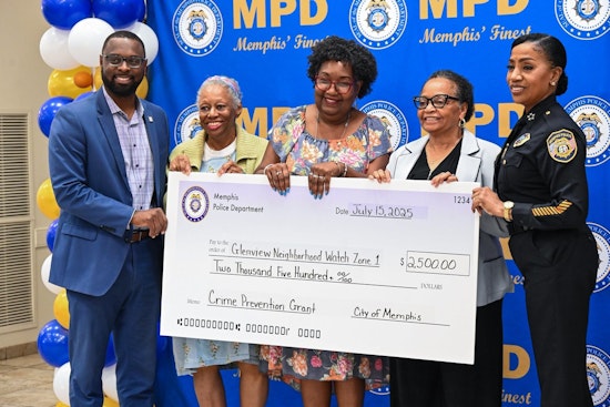 Memphis Police Department Awards Over $54,000 in Grants to Local Organizations for Crime Prevention Initiatives