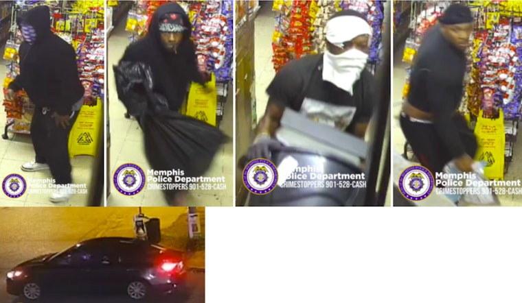 Memphis Police Request Public Help to Track Down Suspects in Food Town Market Burglary on Buntyn Street