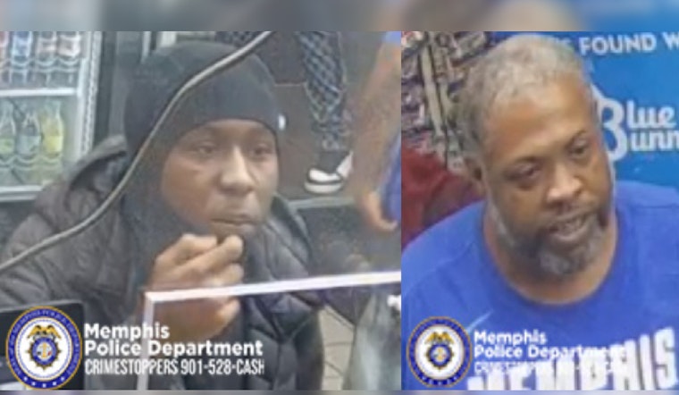 Memphis Police Seek Information on Suspects in Steve Road Armed Robbery, Public's Help Requested