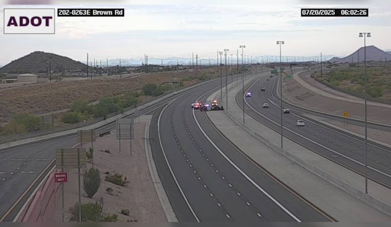 Mesa Man Charged with Aggravated DUI After Wrong-Way Incident on Loop 202 Leads to Freeway Closure