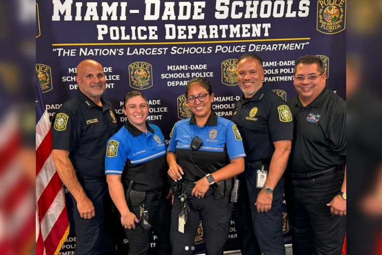 Miami-Dade School Police Officers Help Deliver Baby on Florida's Turnpike
