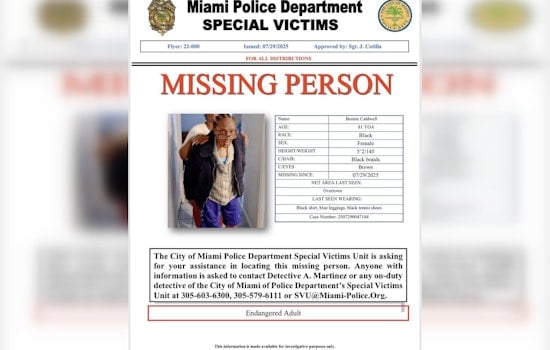Miami Police Seek Public's Help to Locate Missing 81-Year-Old Bennie Caldwell from Overtown