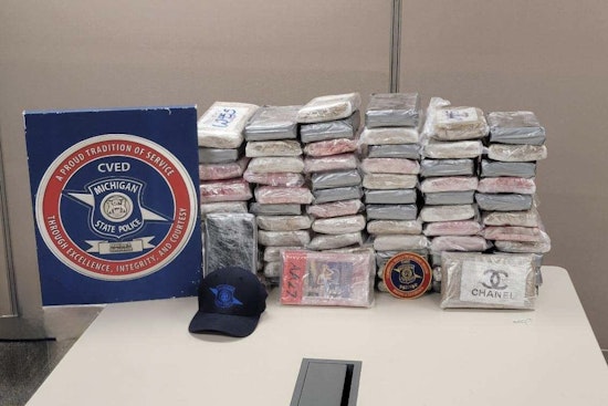 Michigan State Police Seize $1.8 Million Cocaine Shipment on I-75, Ontario Man Charged