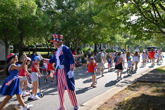 Milton Celebrates Independence Day with "Walking Parade" and Community Activities at Broadwell Pavilion