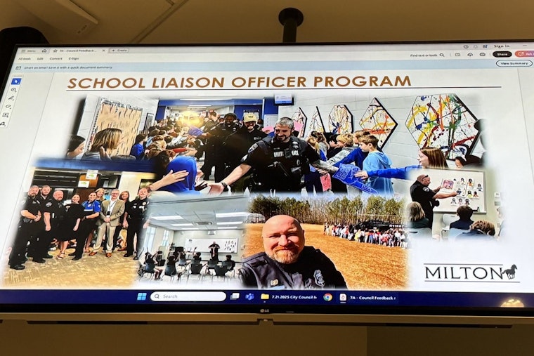 Milton City Council Discusses FY2026 Budget, Plans for More School Liaison Officers, and IT Department Restructuring