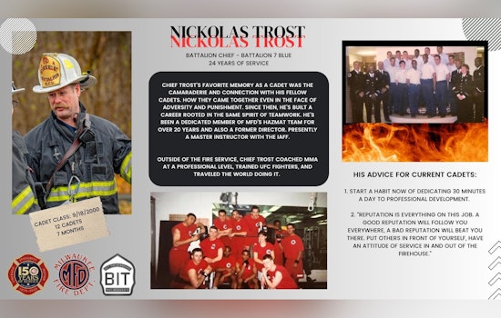 Milwaukee Fire Department Celebrates 150 Years of Dedication with a Nod to Battalion Chief Nickolas Trost's Service