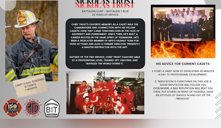 Milwaukee Fire Department Celebrates 150 Years of Dedication with a Nod to Battalion Chief Nickolas Trost's Service