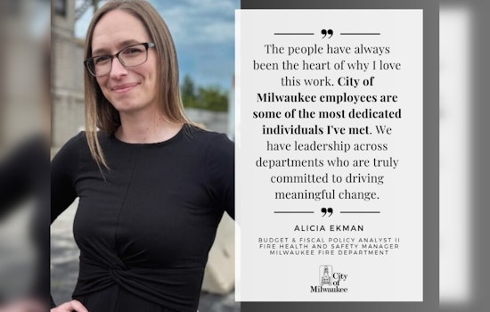 Milwaukee Honors Fire Health and Safety Manager Alicia Ekman for Advancing First Responder Wellness and Safety