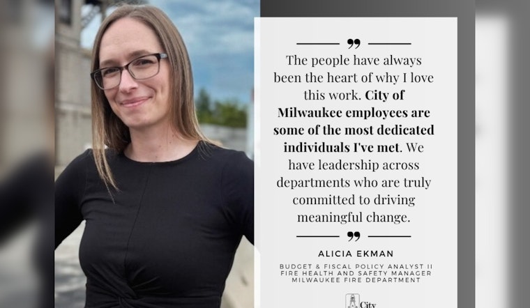 Milwaukee Honors Fire Health and Safety Manager Alicia Ekman for Advancing First Responder Wellness and Safety