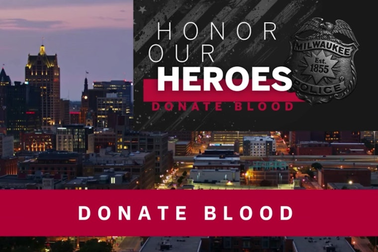 Milwaukee Police Partner with Versiti Blood Center for Community Blood Drive Supporting Local Foundation