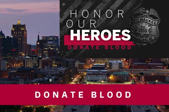 Milwaukee Police Partner with Versiti Blood Center for Community Blood Drive Supporting Local Foundation