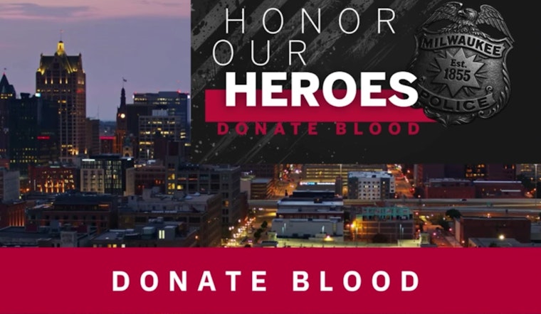 Milwaukee Police Partner with Versiti Blood Center for Community Blood Drive Supporting Local Foundation