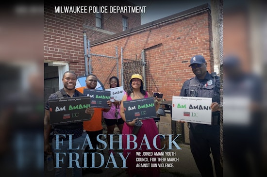 Milwaukee Unites for March Against Gun Violence Honoring Fallen Officer Kendall Corder