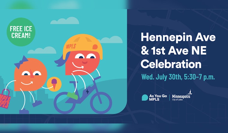 Minneapolis Celebrates 1st Avenue NE and E Hennepin Avenue Improvements with Community Event and Free Ice Cream