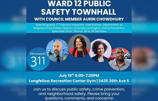Minneapolis Public Safety Leaders to Host Townhall Meeting at Longfellow Community Center on July 16