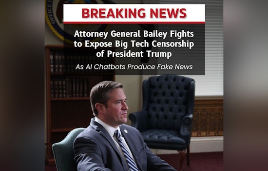 Missouri AG Andrew Bailey Challenges Big Tech Over Alleged Bias in AI Against Trump