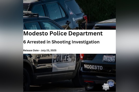Modesto Police Arrest Six Youths in Connection with Attempted Murder and Gang Activity