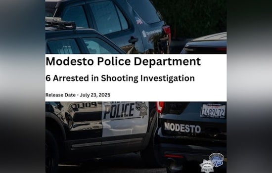Modesto Police Arrest Six Youths in Connection with Attempted Murder and Gang Activity
