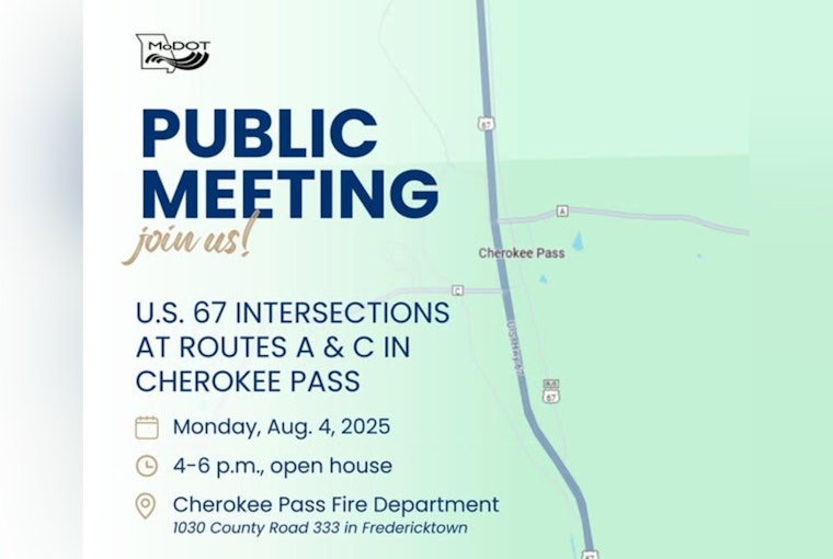 MoDOT Seeks Public Input on Route 67 Safety Improvements in Madison County