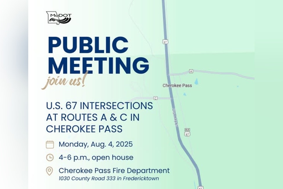 MoDOT Seeks Public Input on Route 67 Safety Improvements in Madison County