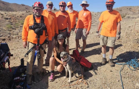 Mohave County Search & Rescue Heroically Saves Dog After 100-Foot Fall into Abandoned Mine Shaft