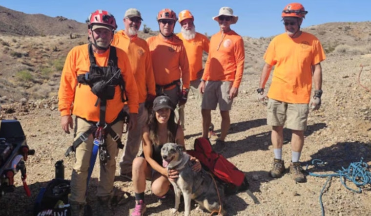 Mohave County Search & Rescue Heroically Saves Dog After 100-Foot Fall into Abandoned Mine Shaft