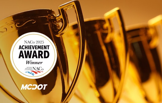 Montgomery County Department of Transportation Wins Eight NACo Achievement Awards for Innovation and Efficiency