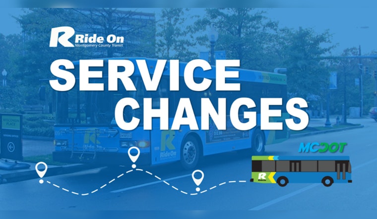 Montgomery County Rolls Out Revamped Bus Routes to Enhance Metrorail Connections and Reduce Overlaps
