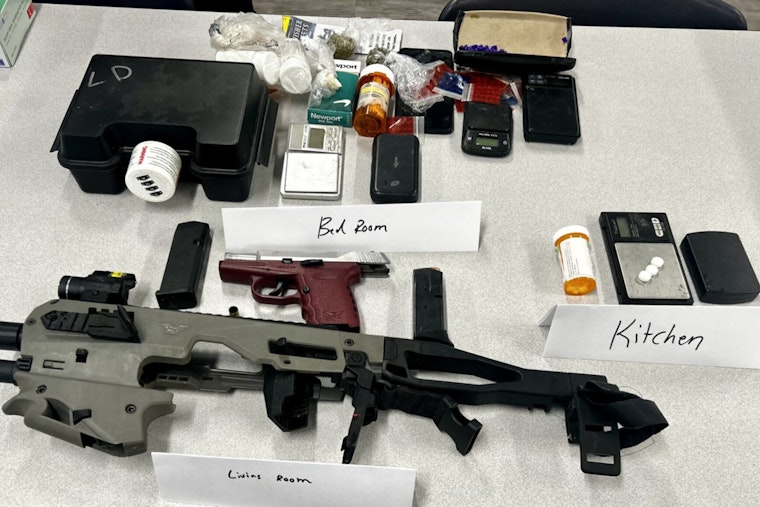 Mount Pleasant Man with Criminal Past Arrested, Firearms and Suspected Narcotics Seized by SLMPD