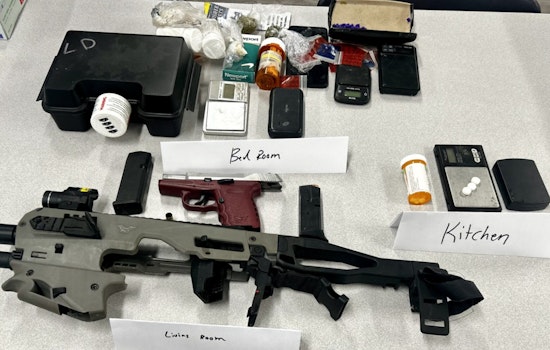 Mount Pleasant Man with Criminal Past Arrested, Firearms and Suspected Narcotics Seized by SLMPD