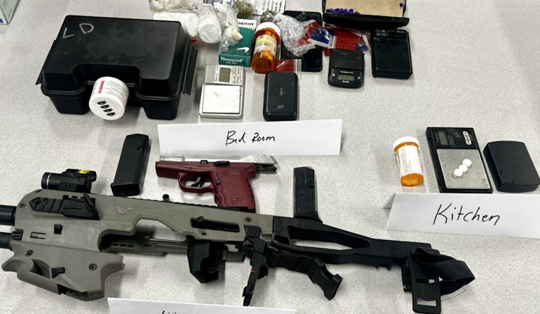 Mount Pleasant Man with Criminal Past Arrested, Firearms and Suspected Narcotics Seized by SLMPD