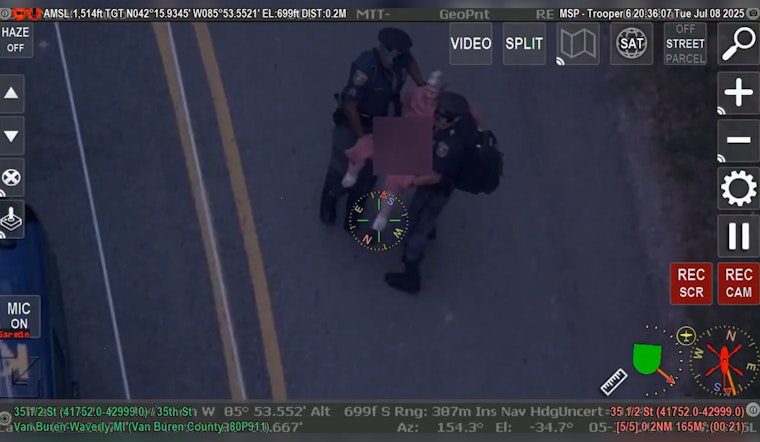 MSP Helicopter Locates Missing 83-Year-Old Woman with Dementia in Swamp near Waverly Township