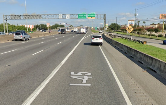 Multiple Hazmat Spills from Separate Collisions Snarl Traffic on I-45 North in Houston