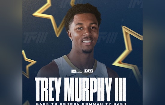 NBA Star Trey Murphy III Partners with Durham Parks for Back-to-School Bash and Youth Basketball Clinic