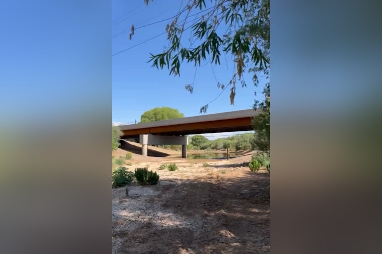 New Modern Bridge Over San Pedro River Completed on State Route 80 in St. David, Arizona