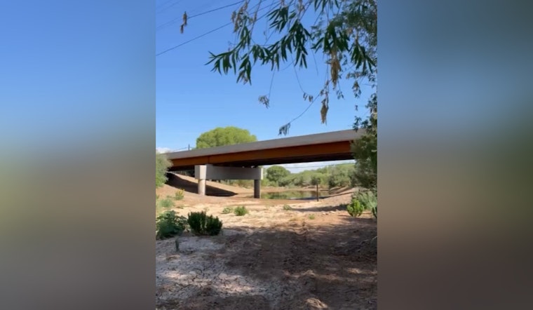 New Modern Bridge Over San Pedro River Completed on State Route 80 in St. David, Arizona
