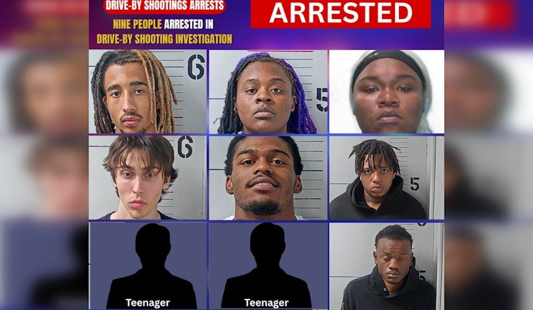 Nine Suspects Detained in Murfreesboro Drive-By Shootings, 11-Year-Old Girl Among Injured