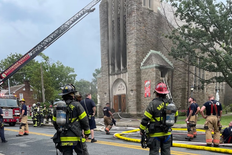 No Injuries as Firefighters Tame Blaze at St. Rita Church in Dundalk Amid Post-Storm Cleanup