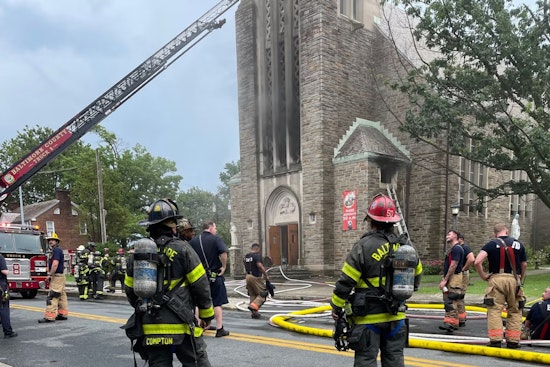 No Injuries as Firefighters Tame Blaze at St. Rita Church in Dundalk Amid Post-Storm Cleanup