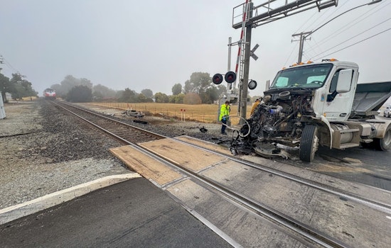 No Major Injuries Reported After Train Collides With Semi-Truck in Gilroy