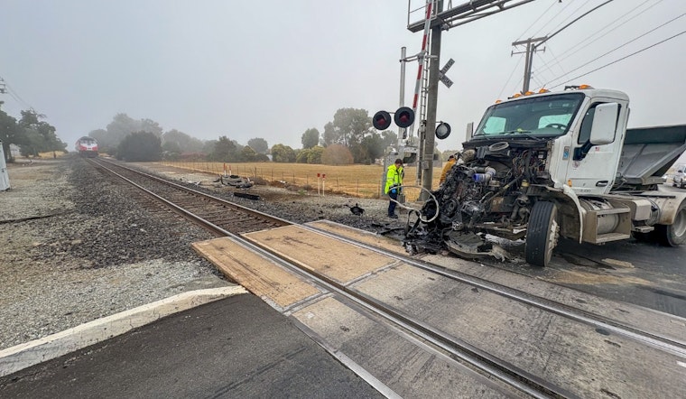No Major Injuries Reported After Train Collides With Semi-Truck in Gilroy
