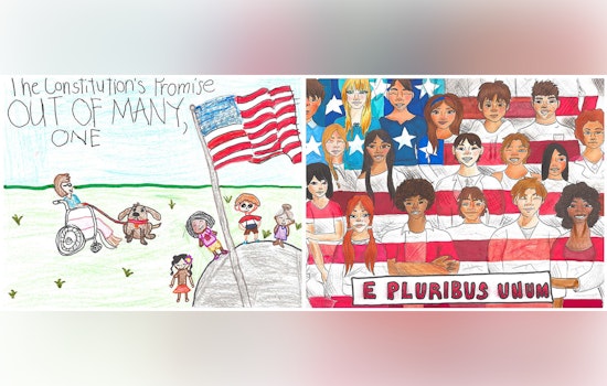 Oʻahu's Young Artists Shine in First Circuit Court's Law Day Art Contest with Powerful Visions of Unity