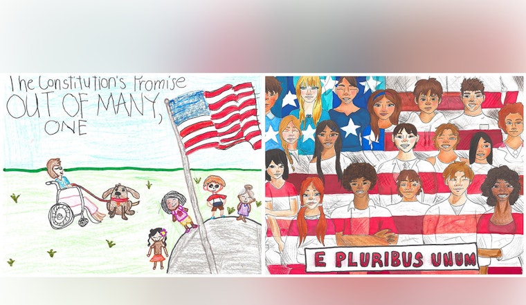 Oʻahu's Young Artists Shine in First Circuit Court's Law Day Art Contest with Powerful Visions of Unity