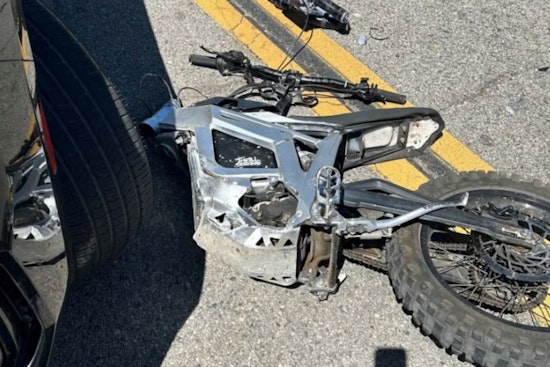 Oak View High-Speed Electric Motorcycle Pursuit Ends in Crash and Felony Arrests