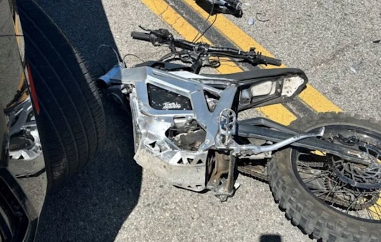 Oak View High-Speed Electric Motorcycle Pursuit Ends in Crash and Felony Arrests