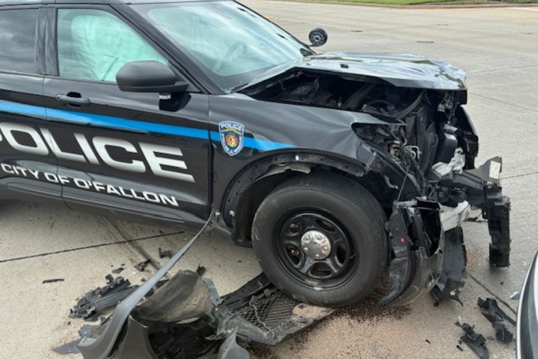 O'Fallon Police Cite Police Vehicle Crash as Stark Reminder Against Distracted Driving