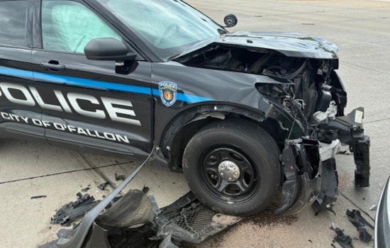O'Fallon Police Cite Police Vehicle Crash as Stark Reminder Against Distracted Driving