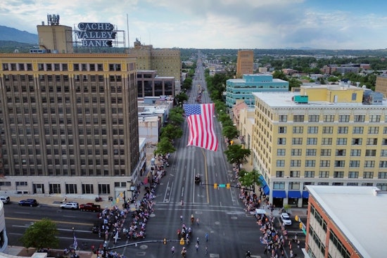 Ogden Celebrates Heritage and Unity with Spectacular Grande Parade Featuring Towering American Flag
