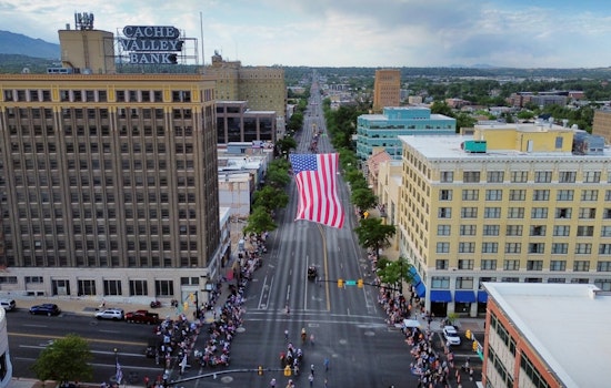 Ogden Celebrates Heritage and Unity with Spectacular Grande Parade Featuring Towering American Flag